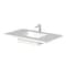 Castello Usa Serenity 36" Solid Surface Vanity Top in White CB-GM-2066-36-C - alternate 8